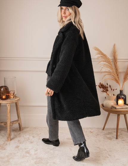 Teddy Charm Black - Coat