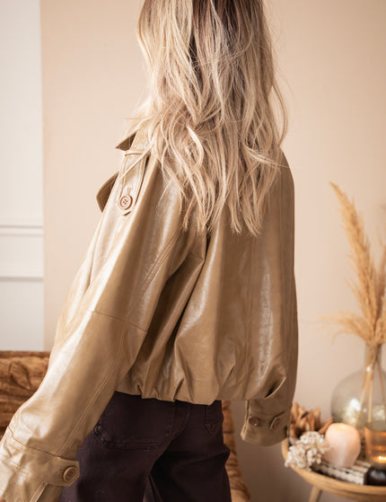 Leather Weather Olive - Jacket