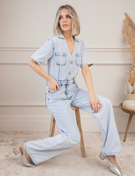 Denim Essence Soft Blue - Jumpsuit