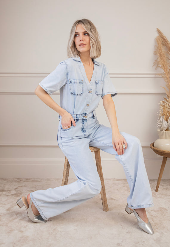 Denim Essence Soft Blue - Jumpsuit