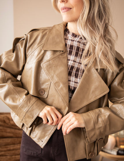 Leather Weather Olive - Jacket