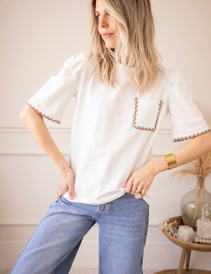 Happy Waves White - T-Shirt