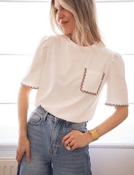 Happy Waves White - T-Shirt