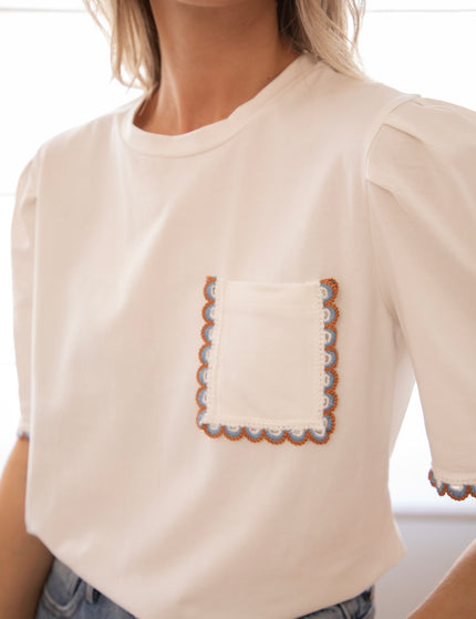 Happy Waves White - T-Shirt