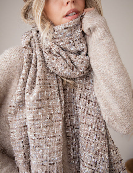 Mabel Melange Taupe - Scarf