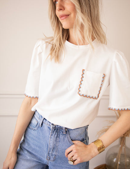 Happy Waves White - T-Shirt