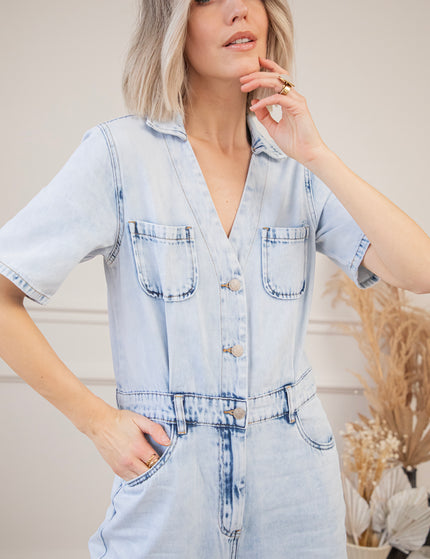 Denim Essence Soft Blue - Jumpsuit