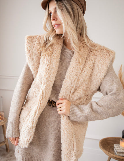 Furry Much Love Café Au Lait - Jacket