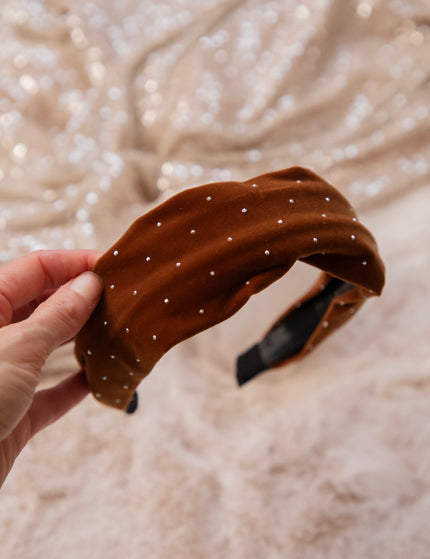 Twinkly Velvet Rusty - Diadeem