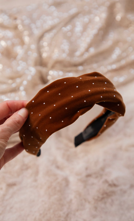 Twinkly Velvet Rusty - Diadeem