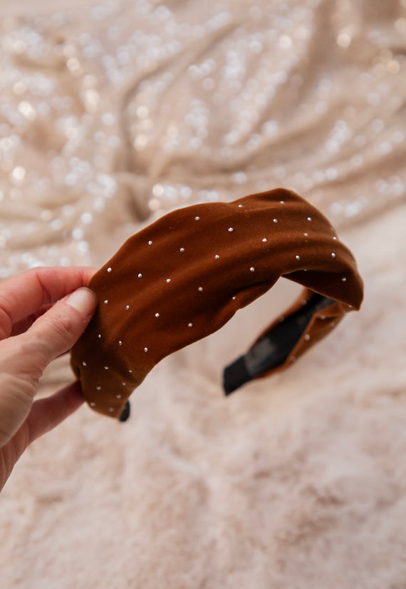 Twinkly Velvet Rusty - Diadeem