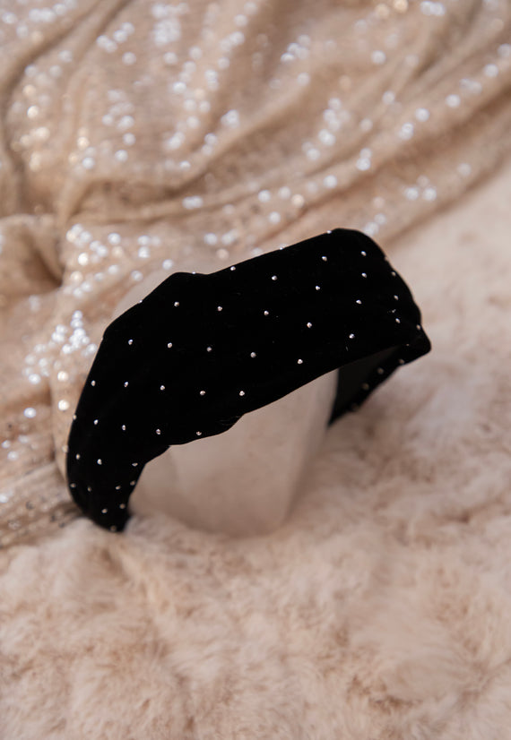 Twinkly Velvet Black - Diadeem