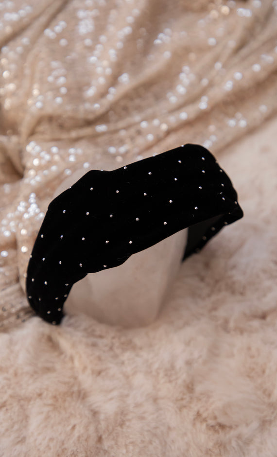 Twinkly Velvet Black - Tiara