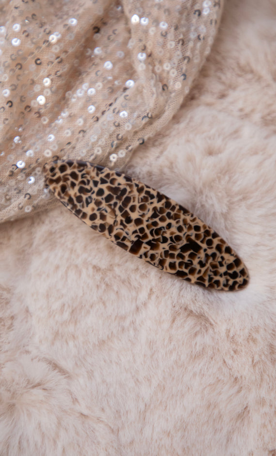 Freckles Beige/Brown - Hair Clip