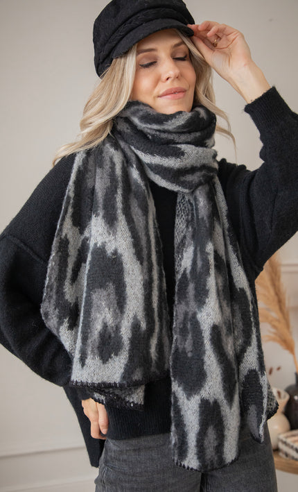 Wild Storms Grey - Scarf