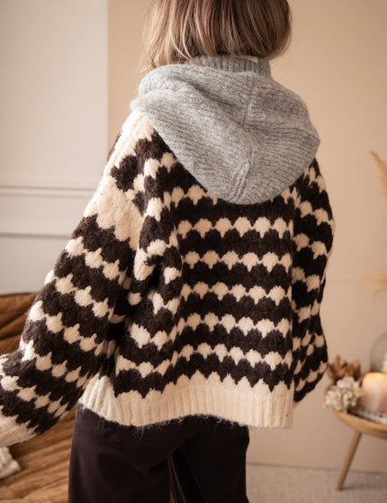 Chunky Charline Brown/Beige - Vest