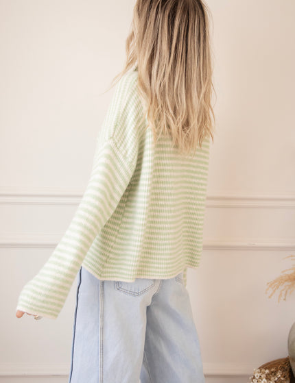 Simply Stripes Green/White - Vest