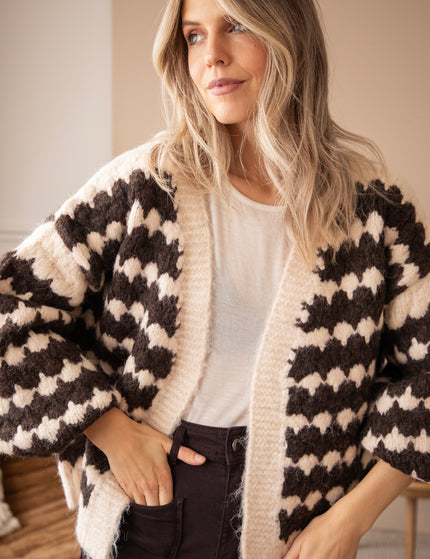 Chunky Charline Brown/Beige - Vest