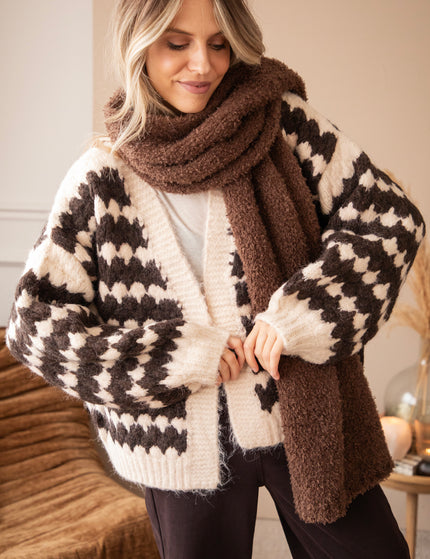 Chunky Charline Brown/Beige - Vest