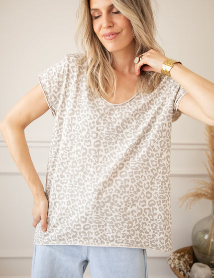 T-Shirt - Leopard Everyday - Beige
