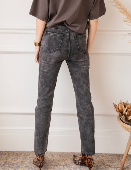 Lynn Slim Dark Grey - Jeans