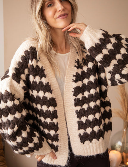 Chunky Charline Brown/Beige - Vest