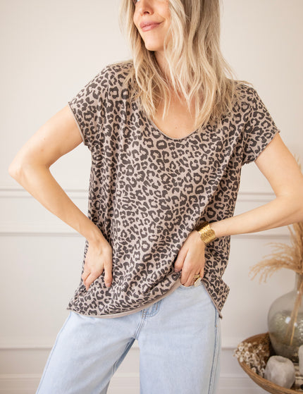 Leopard Everyday Taupe - T-Shirt