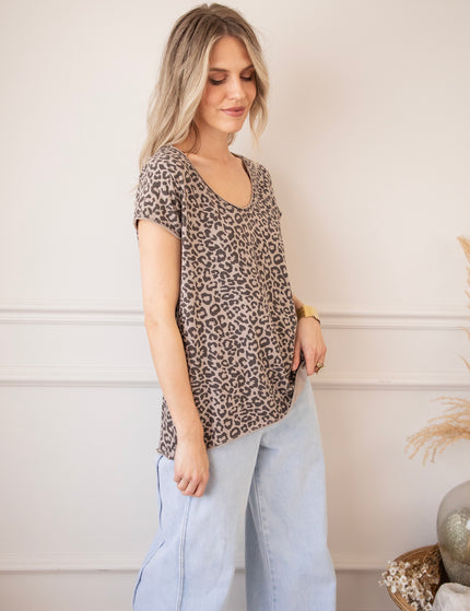Leopard Everyday Taupe - T-Shirt