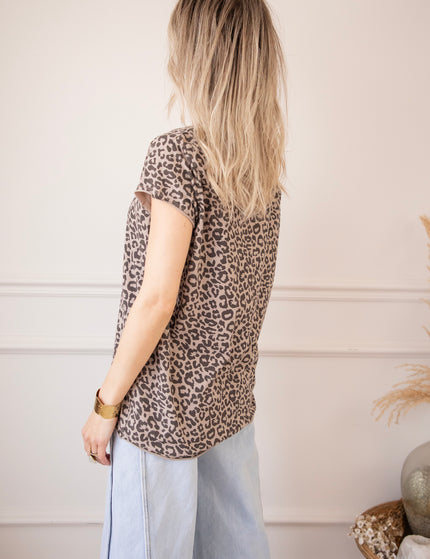 Leopard Everyday Taupe - T-Shirt