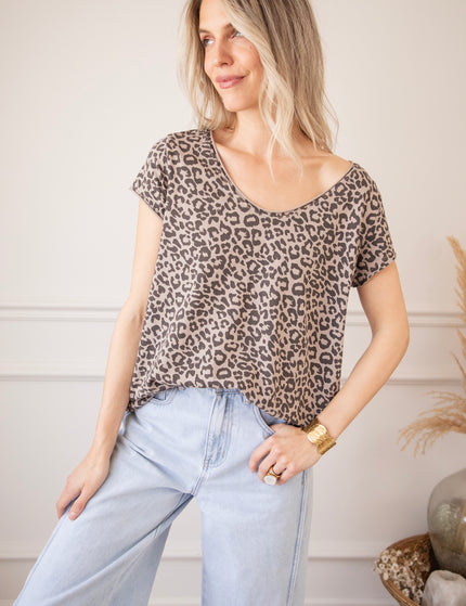 Leopard Everyday Taupe - T-Shirt