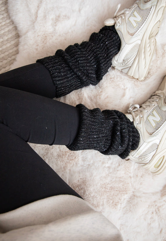 Beinwärmer - Twinkle Legs - Schwarz