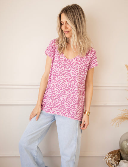 Leopard Everyday Pink - T-Shirt