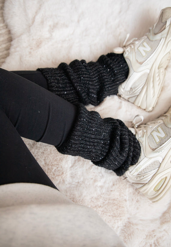 Beinwärmer - Twinkle Legs - Schwarz