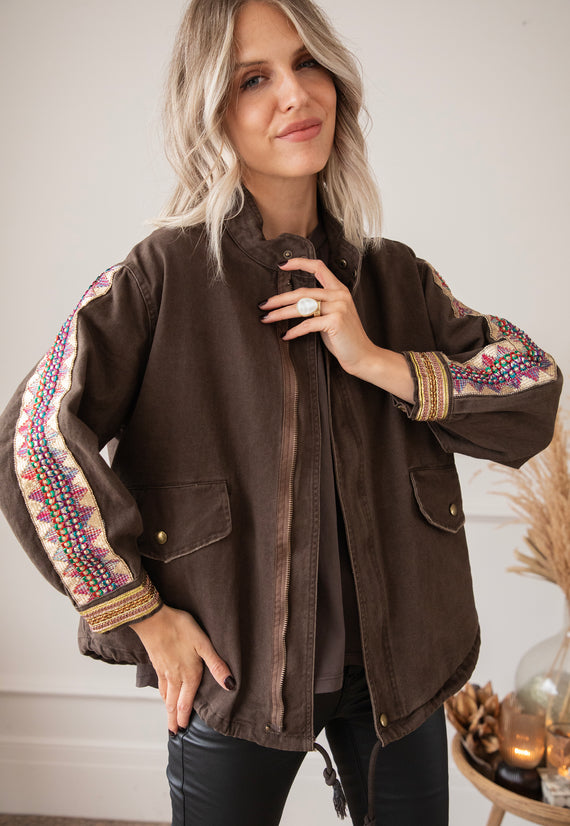 Jacke - The Charm - Dunkelbraun