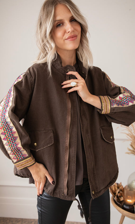 The Charm Dark Brown - Jacket