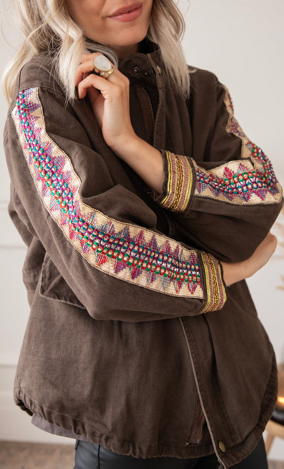 The Charm Dark Brown - Jacket