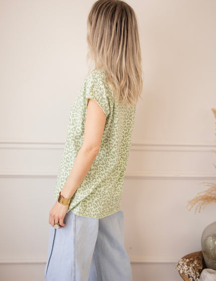 T-Shirt - Leopard Everyday - Minze