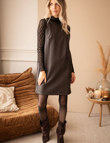 Vera Low Back Cacao - Dress