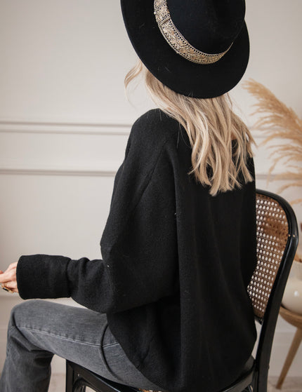 Soft Hearted Black - Sweater