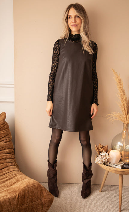 Vera Low Back Cacao - Dress