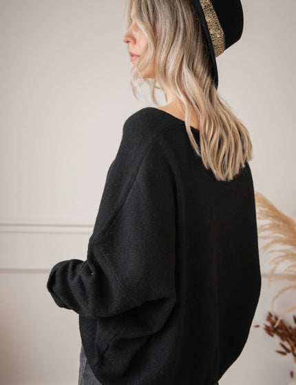 Soft Hearted Black - Sweater