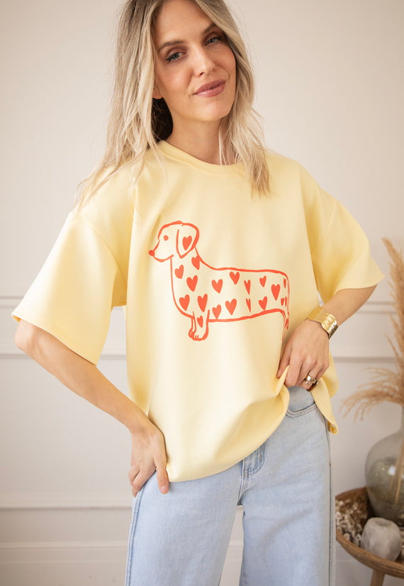 My Dog, My Heart Yellow - T-Shirt