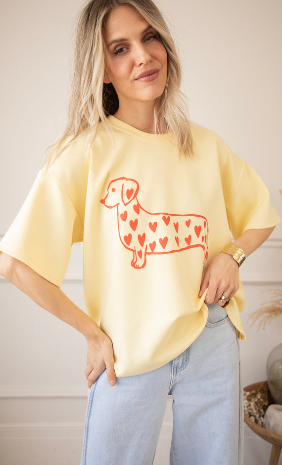 My Dog, My Heart Yellow - T-Shirt