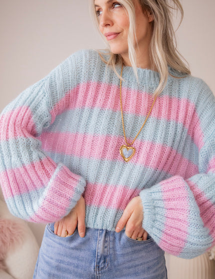 Sweet Softness Baby Blue/Baby Pink - Trui