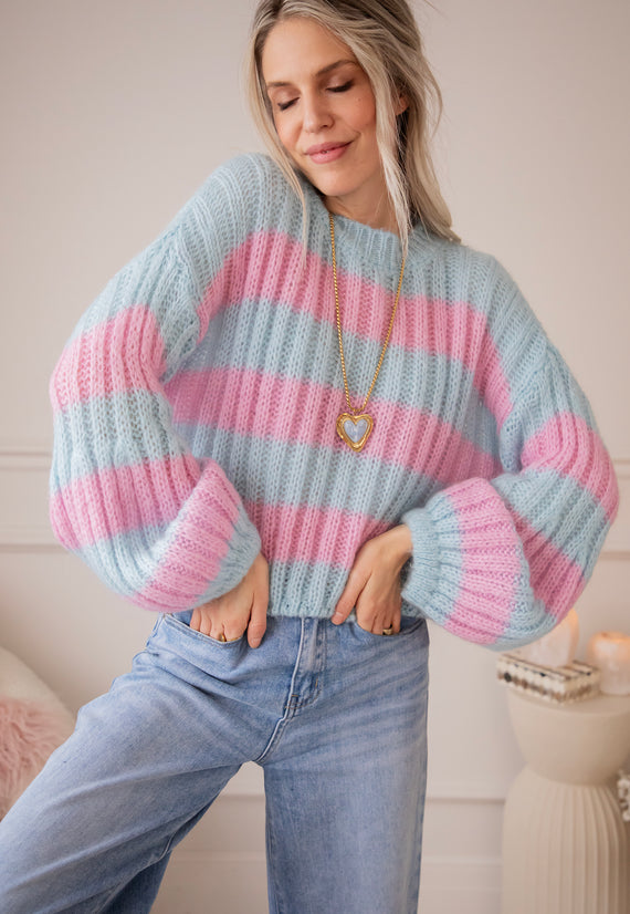 Sweet Softness Baby Blue/Baby Pink - Trui