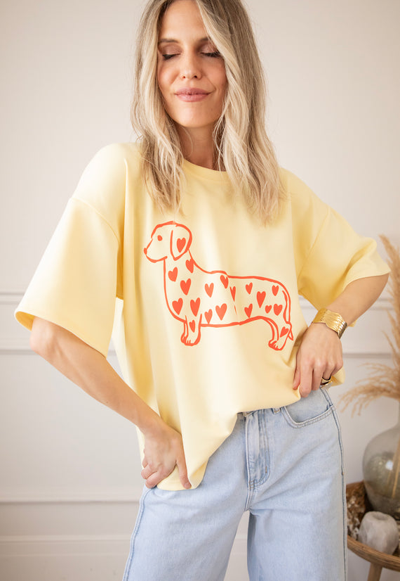 My Dog, My Heart Yellow - T-Shirt