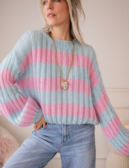 Sweet Softness Baby Blue/Baby Pink - Trui