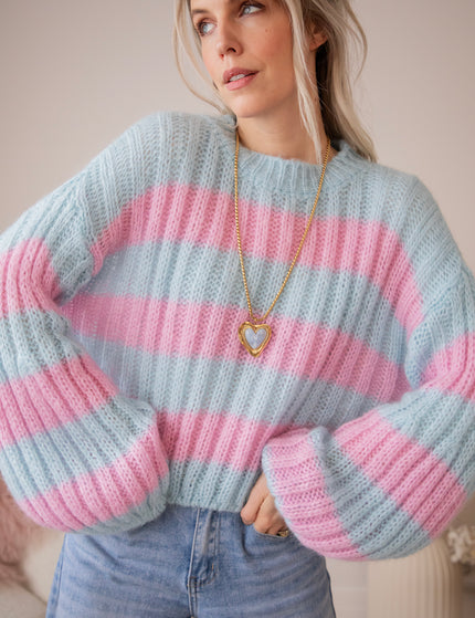 Sweet Softness Baby Blue/Baby Pink - Trui