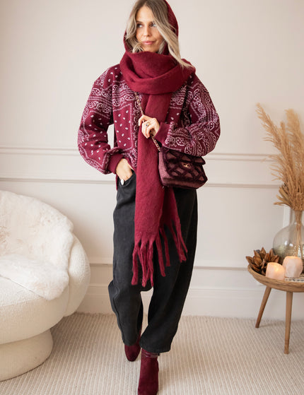 Baggy Bandana Burgundy - Sweater