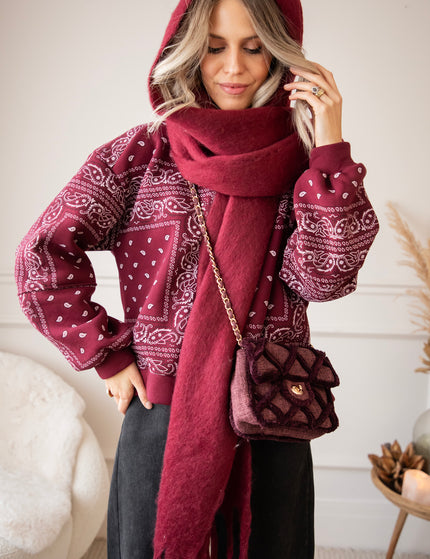 Baggy Bandana Burgundy - Sweater